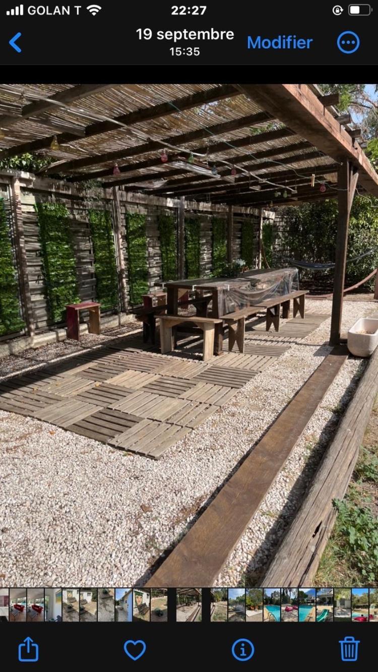 Le Bonheur Avec Piscine Et Jardin Villa กาซีส์ ภายนอก รูปภาพ